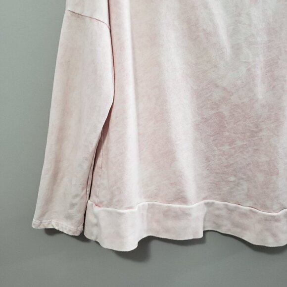 T Party Long Sleeve Open Back Shirt Pink Tie Dye M - Picture 7 of 8